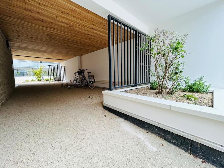 L'Hermine Terrasse Et Parking, 500 Plage กงการ์โน ภายนอก รูปภาพ